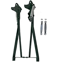 OldNewBikes Caballete Doble Trasero de Acero para Bicicleta clásica Retro Vintage o pequeño ciclomotor con Ruedas de…